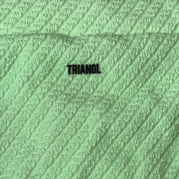 Lime Green swimsuit set with bag. - Picture 7 of 11